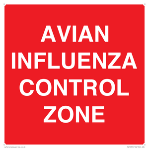 AVIAN INFLUENZA CONTROL ZONE